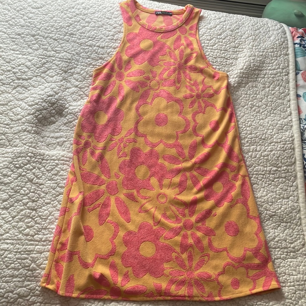 Zara terry cloth dress